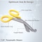 A2Z Scilab Trauma Shears 12/Pack Non-Stick 7.25 First Aid EMT Stainless Steel Utility Scissors Yellow Handle A2Z-ZR883 - alternate 2